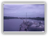 Somers entering the Panama Canal 1959 then to the home port of San Diego