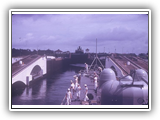 Somers entering the Panama Canal