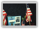 Viet-Nam Memorial Wall, Washington, D.C. Note our fallen shipmates name, Jimmie C. Stinnett (right above the picture of the guy with a cigarette in his mouth) (taken @ May, 1994) 